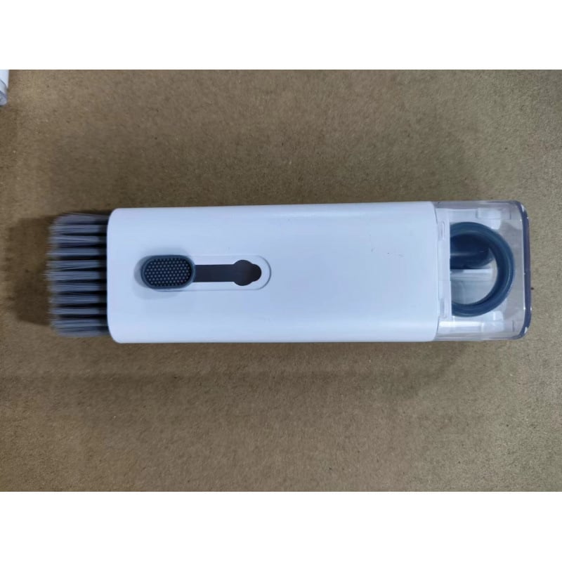 7-in-1 tīrīšanas komplekts tastatūrai ar taustiņu izvilkšanas rīku, tīrīšanas rīkiem telefona ekrānam un Bluetooth austiņām – ABS, 90 g, savietojams ar klaviatūru, universāls tīrīšanas komplekts