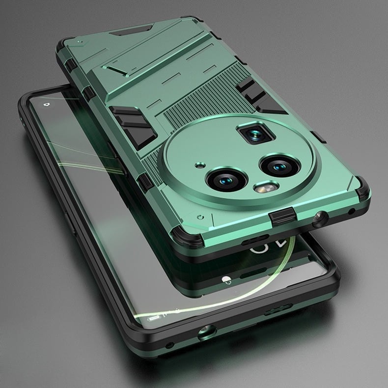 OPPO X6 Pro Θήκη κινητού δύο-σε-ένα με στήριγμα, προστασία από πτώσεις — TPU+PC, χύτευση με έγχυση