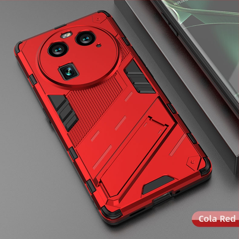 OPPO X6 Pro divu vienā aizsargapvalks ar atbalstu pret kritieniem — TPU+PC, injekcijas ražošana