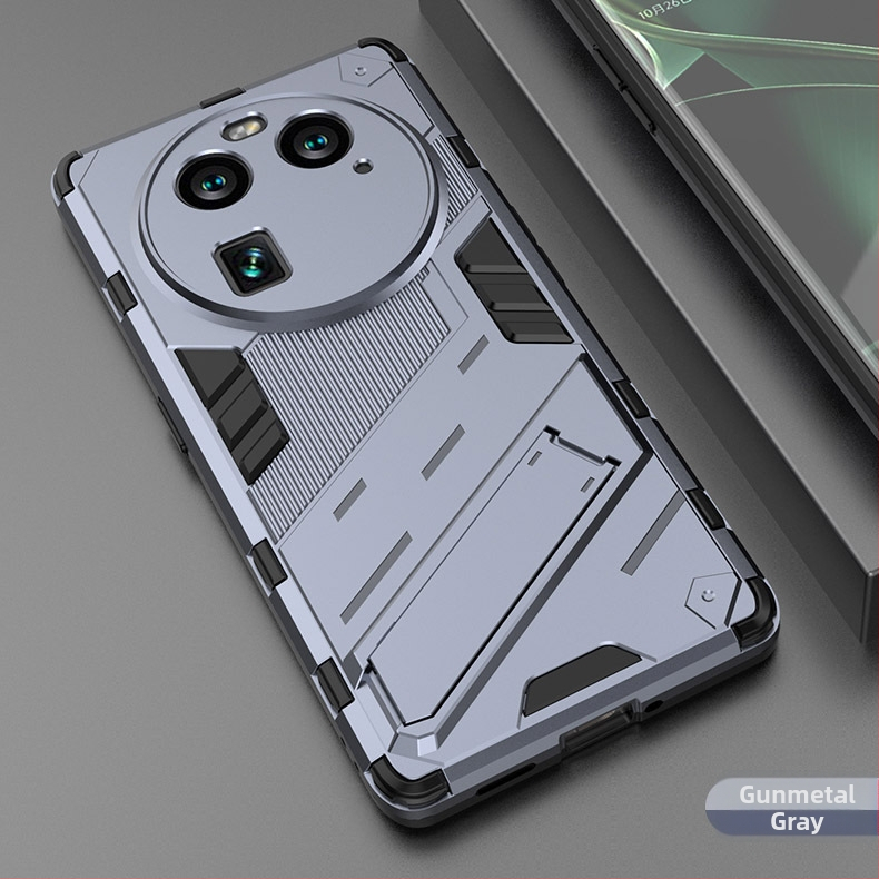 OPPO X6 Pro divu vienā aizsargapvalks ar atbalstu pret kritieniem — TPU+PC, injekcijas ražošana