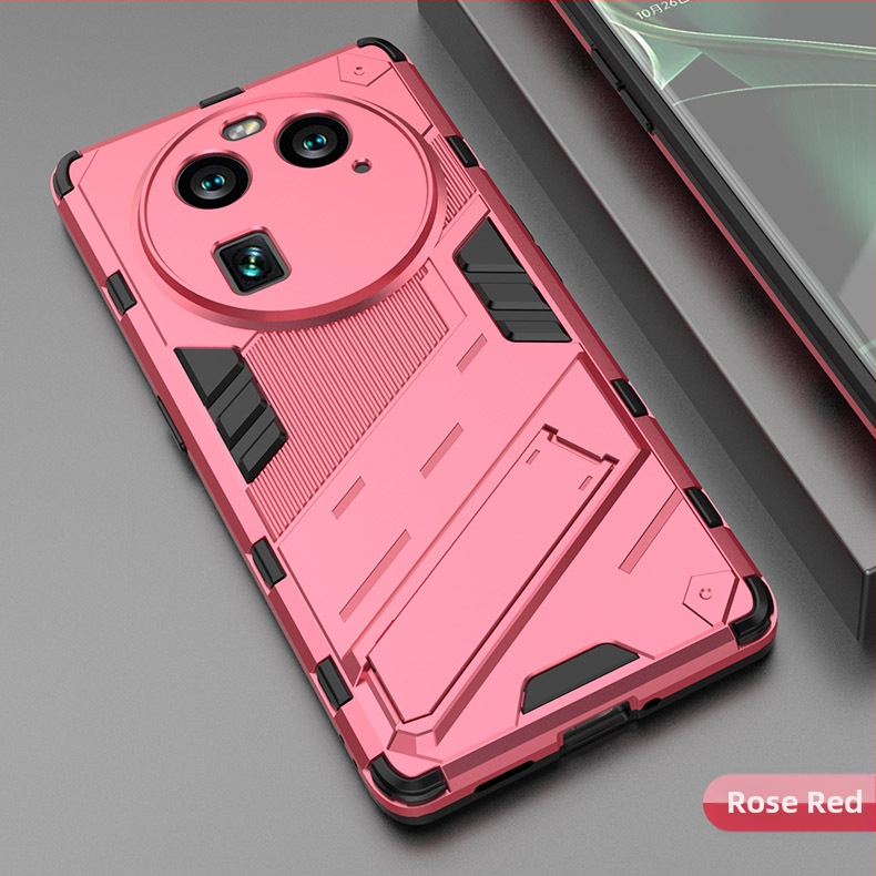 OPPO X6 Pro divu vienā aizsargapvalks ar atbalstu pret kritieniem — TPU+PC, injekcijas ražošana