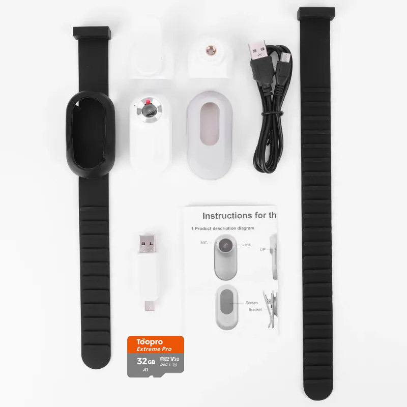 Камера за домашни любимци, модел A100, 8MP, 150 минути работа, ABS корпус