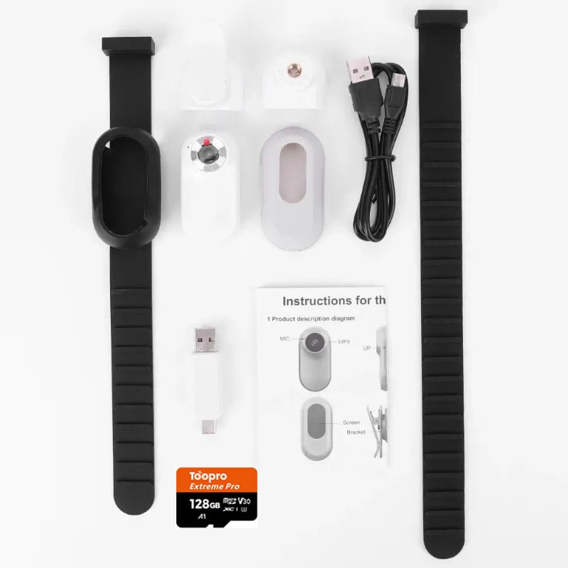 Камера за домашни любимци, модел A100, 8MP, 150 минути работа, ABS корпус