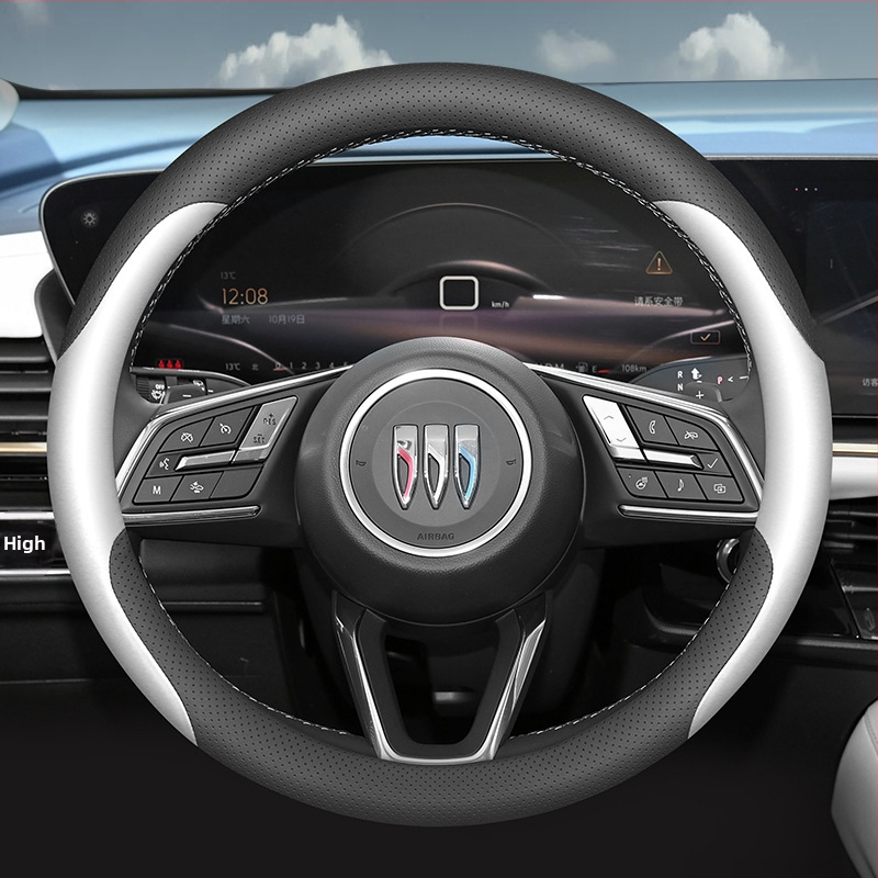 Stūres rata vāks - Platīna izdevums - Ultra plāns dekoratīvs piederums - Visu sezonu piemērots - Montāža īpašam transportlīdzeklim