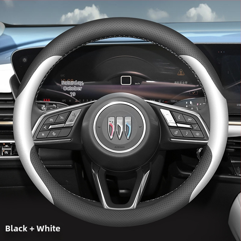 Stūres rata vāks - Platīna izdevums - Ultra plāns dekoratīvs piederums - Visu sezonu piemērots - Montāža īpašam transportlīdzeklim