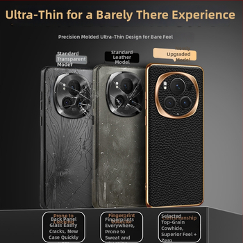 Carcasă de telefon Magic6/Pro pentru Glory, piele naturală, placare electroplating, protecție totală, disipare căldură, rezistentă la cădere, textură Lychee, personalizare disponibilă