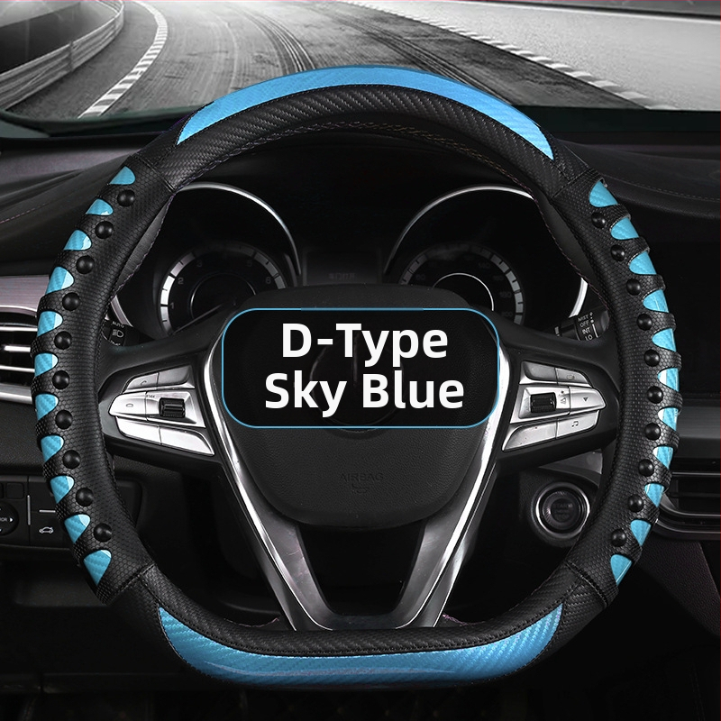 Kababa driver silikona stūres pārsegs – sporta stils, universāls visām sezonām, uzstādīšana automobiļiem paredzēta