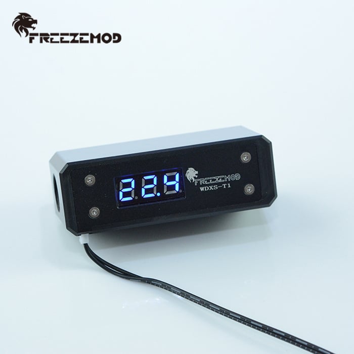 FREEZE MOD WDXS-T1 vízhűtés hőmérséklet kijelző laptopokhoz, vízhűtéses kiegészítő, többplatformos kompatibilitás