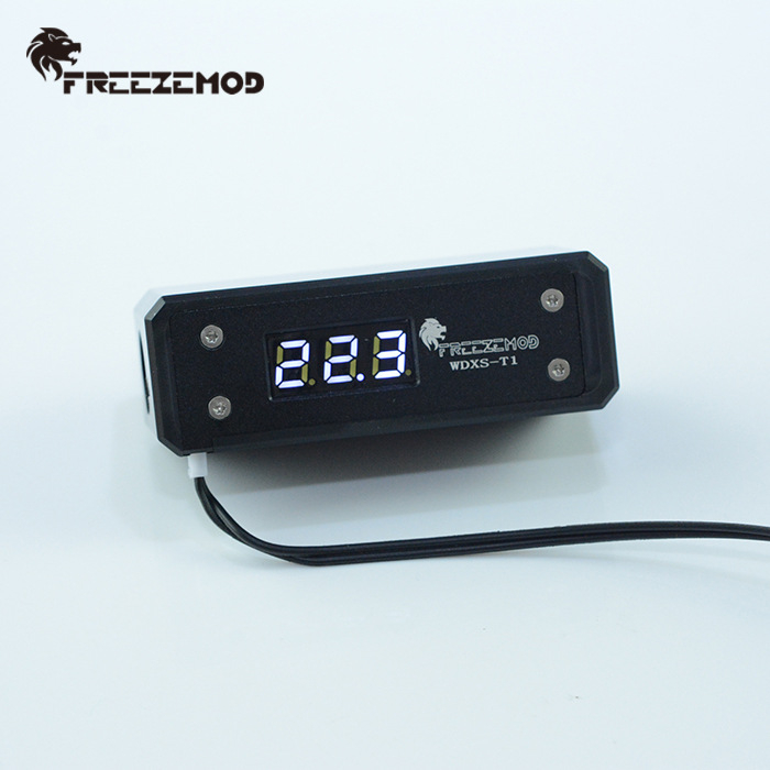 FREEZE MOD WDXS-T1 vízhűtés hőmérséklet kijelző laptopokhoz, vízhűtéses kiegészítő, többplatformos kompatibilitás