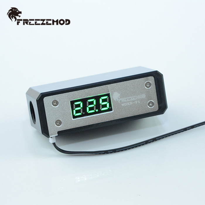 FREEZE MOD WDXS-T1 vízhűtés hőmérséklet kijelző laptopokhoz, vízhűtéses kiegészítő, többplatformos kompatibilitás