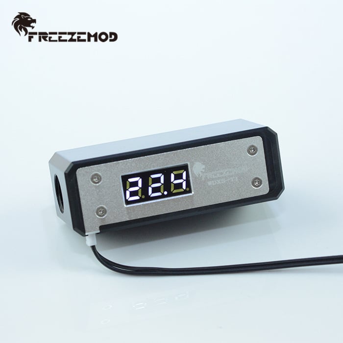 FREEZE MOD WDXS-T1 vízhűtés hőmérséklet kijelző laptopokhoz, vízhűtéses kiegészítő, többplatformos kompatibilitás