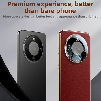 Ādas aizsarg vāciņš priekš Honor X70 – pilna kameras aizsardzība, krišanas pretestība, skrāpējumu izturība, karstās preses beigu apdare