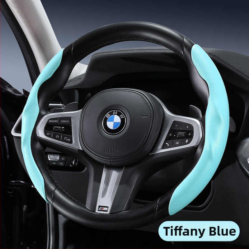 Automašīnas stūres pārsegs – ultra plāns, pretslīdēšana, mākslīgā āda ar suedes efektu, nodilumizturīgs, visu sezonu, sporta stils, universāla piemērošana