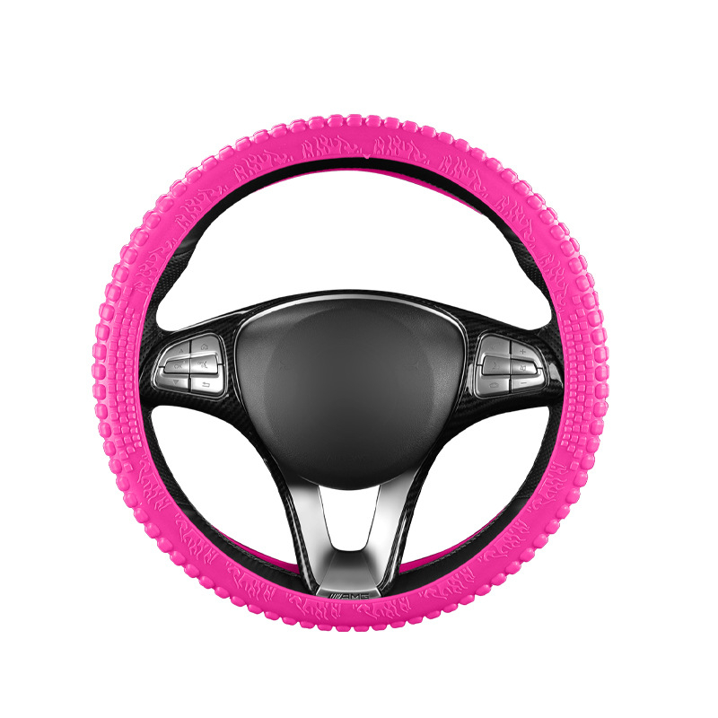 Capac volan auto – silicon, absorbant de transpirație, antiderapant, universal pentru toate anotimpurile, potrivire generală