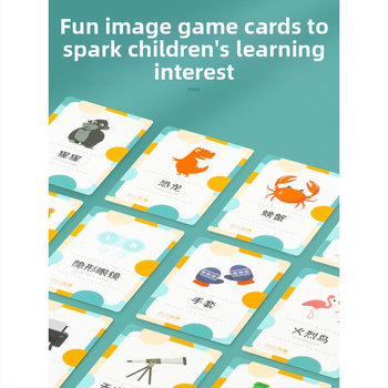 Настолна игра със карти за жестово познаване — семейно взаимодействие, 96 карти (съществителни/глаголи) и 2 ленти за глава, хартия, подходяща за възраст 7-14 години