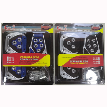 Kit pedale interior auto - potrivire universală, antiderapant, instalare fără găuri, pedale accelerație, ambreiaj și frână | Model XB-375; Material: Plastic; Transmisie: MT; Personalizare disponibilă; Etichetă privată disponibilă