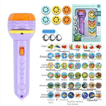 Projekčná svetelná hračká pre predškolák – ranné vzdelávanie, rozpoznávanie tvarov a učenie číslic; plastová konštrukcia.