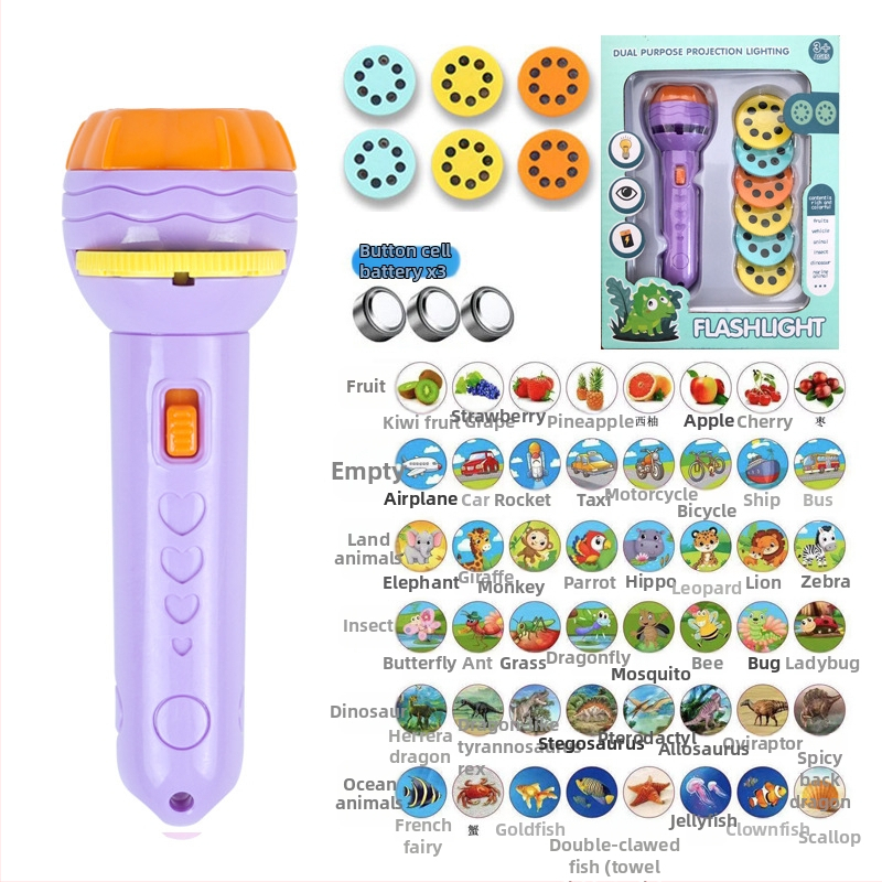 Projekčná svetelná hračká pre predškolák – ranné vzdelávanie, rozpoznávanie tvarov a učenie číslic; plastová konštrukcia.