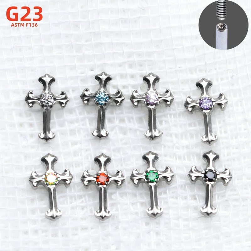 Náušnice z titánovej zliatiny, tvar srdca, vsadený zircon, ľahký luxusný štýl