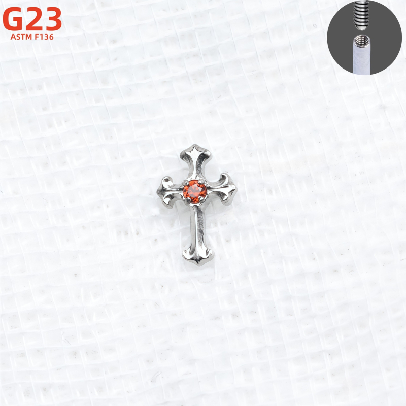 Náušnice z titánovej zliatiny, tvar srdca, vsadený zircon, ľahký luxusný štýl