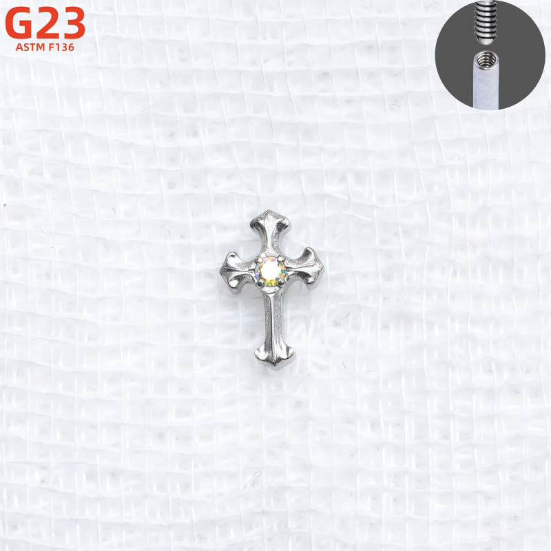 Náušnice z titánovej zliatiny, tvar srdca, vsadený zircon, ľahký luxusný štýl