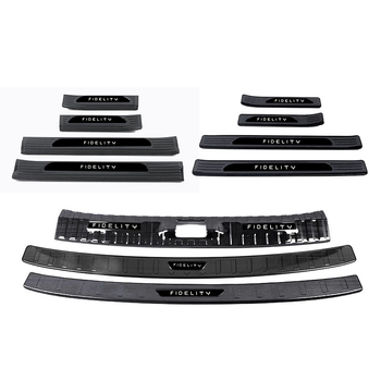 Nerezová oceľová lišta prahu dverí pre Jietu Fidelity, prispôsobiteľný, First domain