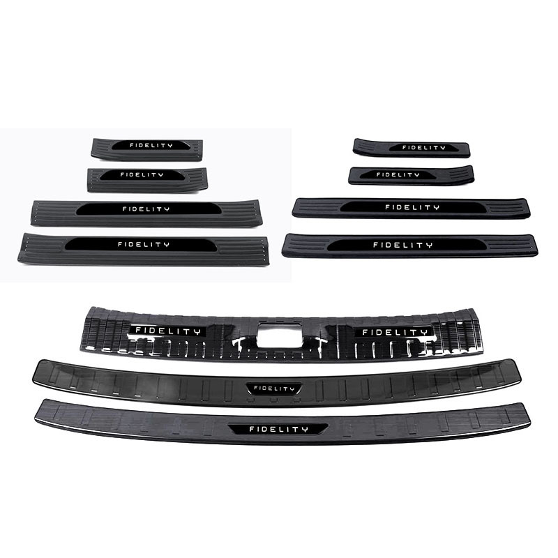 Nerezová oceľová lišta prahu dverí pre Jietu Fidelity, prispôsobiteľný, First domain