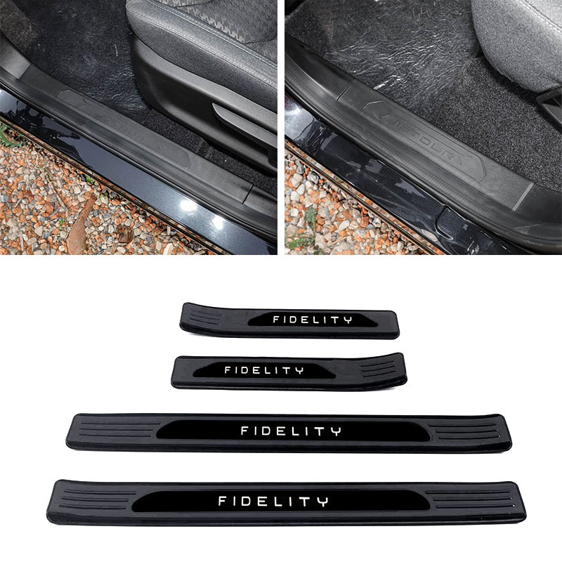 Nerezová oceľová lišta prahu dverí pre Jietu Fidelity, prispôsobiteľný, First domain