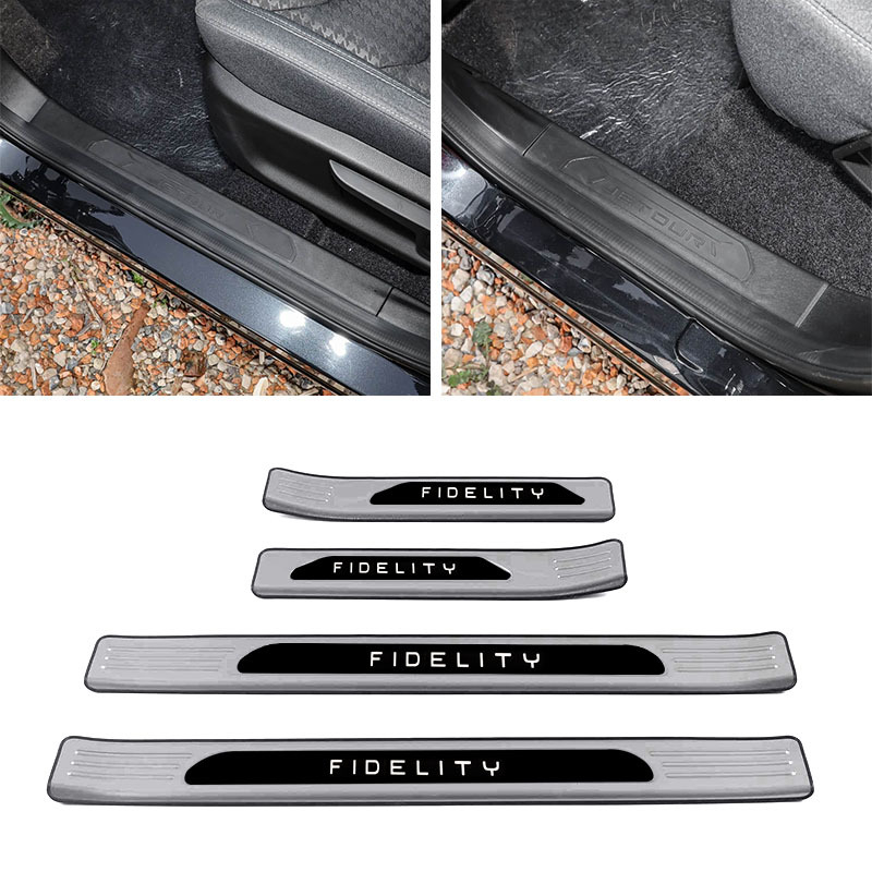 Nerezová oceľová lišta prahu dverí pre Jietu Fidelity, prispôsobiteľný, First domain