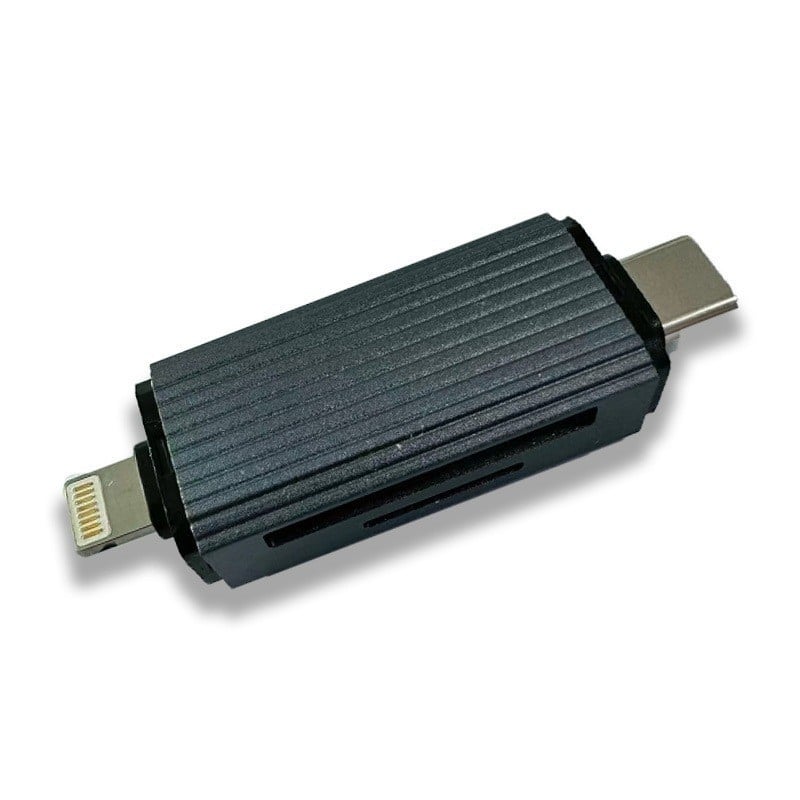 Stație docking multifuncțională 5 în 1 cu cititor SD/TF, adaptor USB-C OTG, USB 2.0, logo personalizat, garanție de 1 an