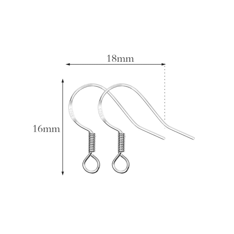 Pandantiv cu cârlig pentru cercei, din cupru, placat electrochimic, seria Ear Hook, etichetă privată licențiată