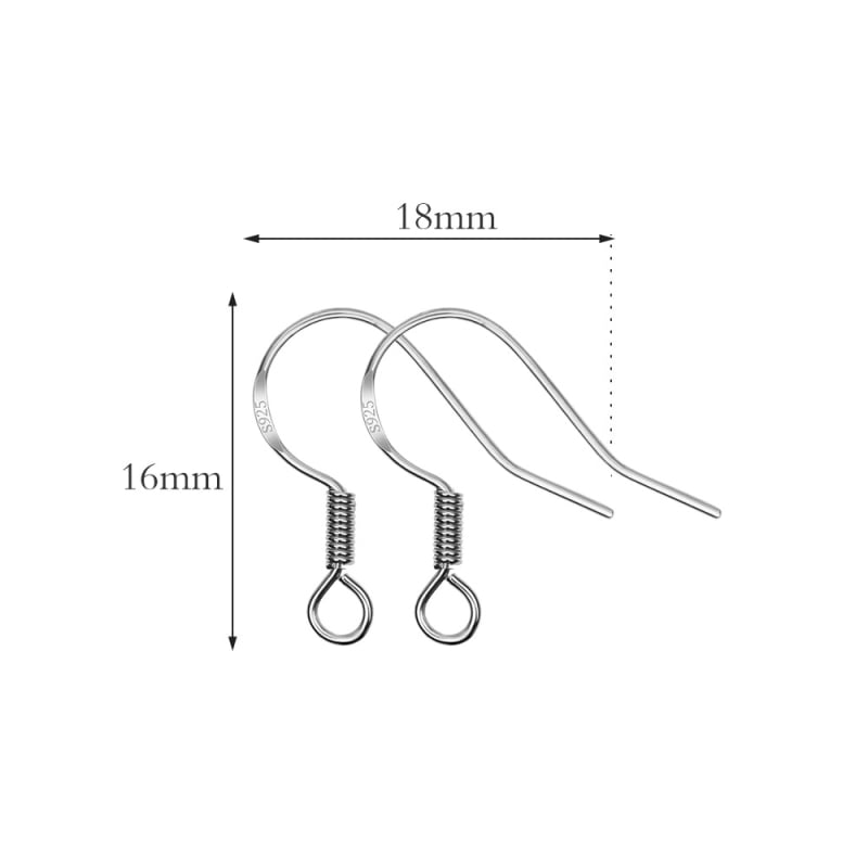 Pandantiv cu cârlig pentru cercei, din cupru, placat electrochimic, seria Ear Hook, etichetă privată licențiată