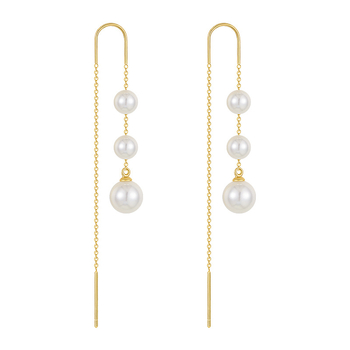 Naušnice – Geometrijske bakrene s 925 srebrnim postovima, Taotian Jewelry, Jesen 2025, za žene