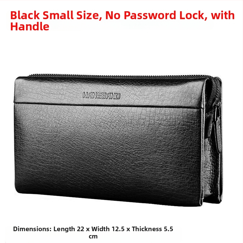 Fangzhi Vīriešu klučs somiņa no Kraft papīra ar burta rakstu, iekšpuse no liellopu ādas, piemērota biznesa ceļojumiem