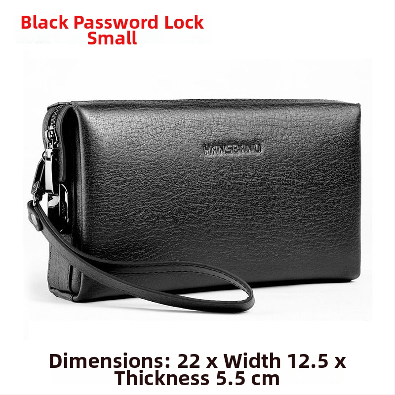 Fangzhi Vīriešu klučs somiņa no Kraft papīra ar burta rakstu, iekšpuse no liellopu ādas, piemērota biznesa ceļojumiem