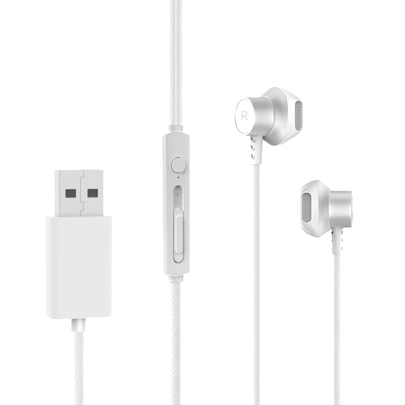 Ενσύρτα ακουστικά υπολογιστή, in-ear, με μικρόφωνο, 3 m καλώδιο, βύσμα 3,5 mm