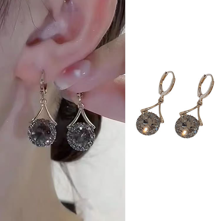 Обеци, медни, Kanamina марка, нов китайски стил, за жени, лято 2023