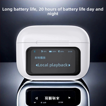 A9 Pro bezdrôtové slúchadlá s ANC, Bluetooth 5.3, IPX4, dotykový displej, až 8 h výdrže batérie