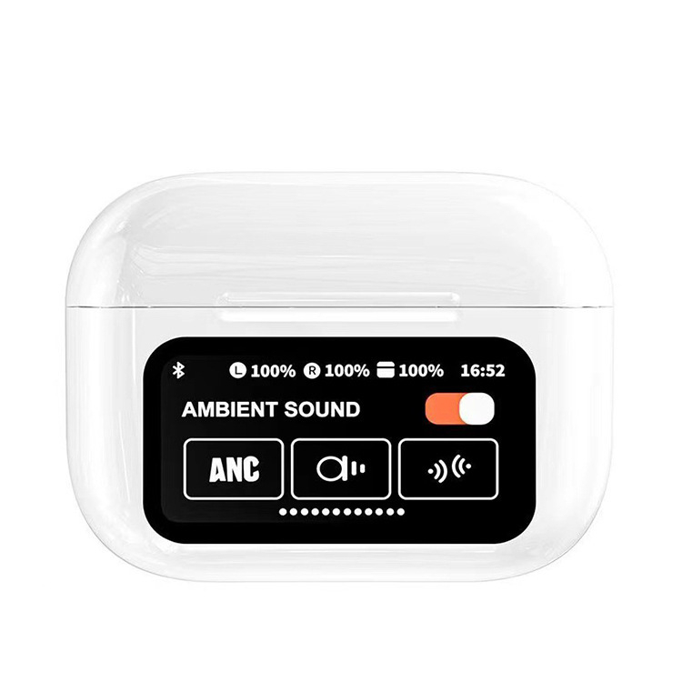 A9 Pro bezdrôtové slúchadlá s ANC, Bluetooth 5.3, IPX4, dotykový displej, až 8 h výdrže batérie