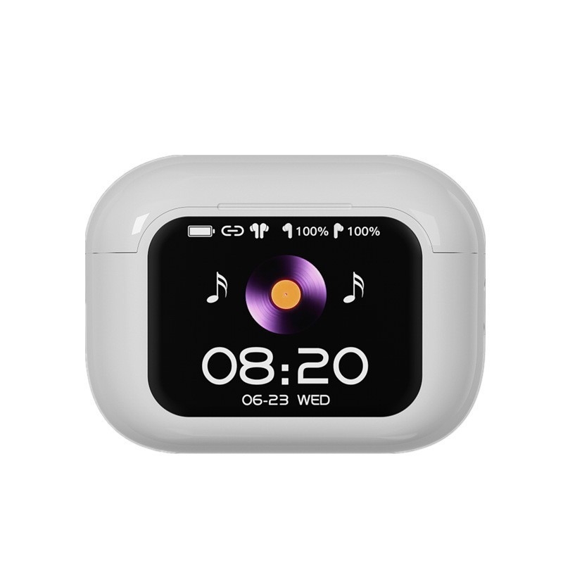 A9 Pro bezdrôtové slúchadlá s ANC, Bluetooth 5.3, IPX4, dotykový displej, až 8 h výdrže batérie