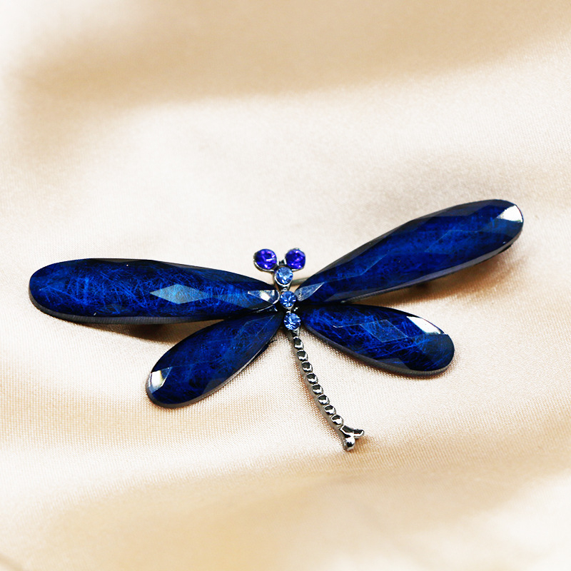 Dragonfly broš od legure, visoke kvalitete, unisex, elektropliranje, Divando brand, neovisno pakiranje, mogućnost prilagodbe