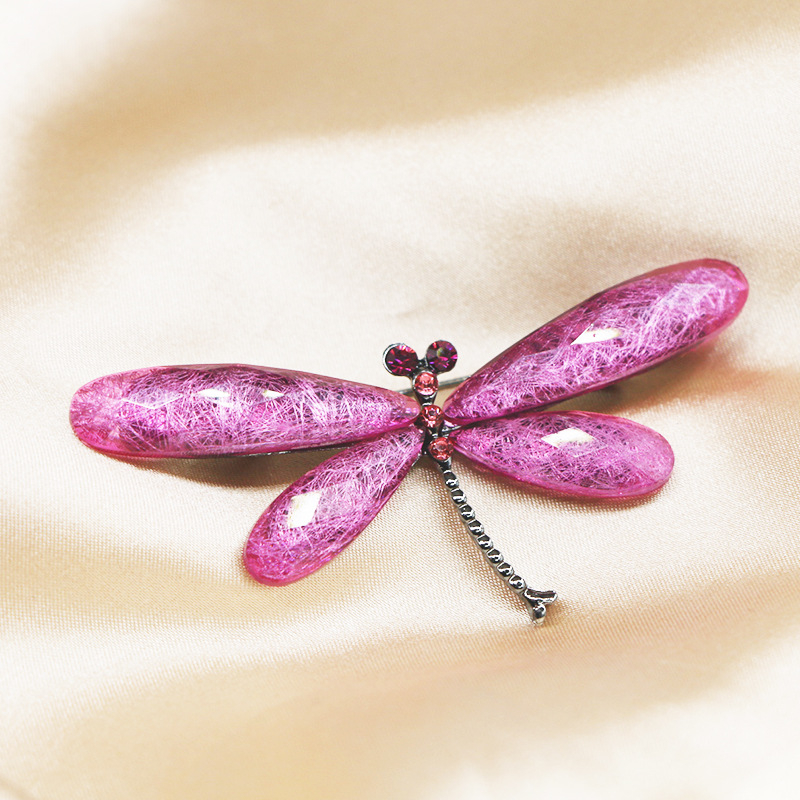 Dragonfly broš od legure, visoke kvalitete, unisex, elektropliranje, Divando brand, neovisno pakiranje, mogućnost prilagodbe