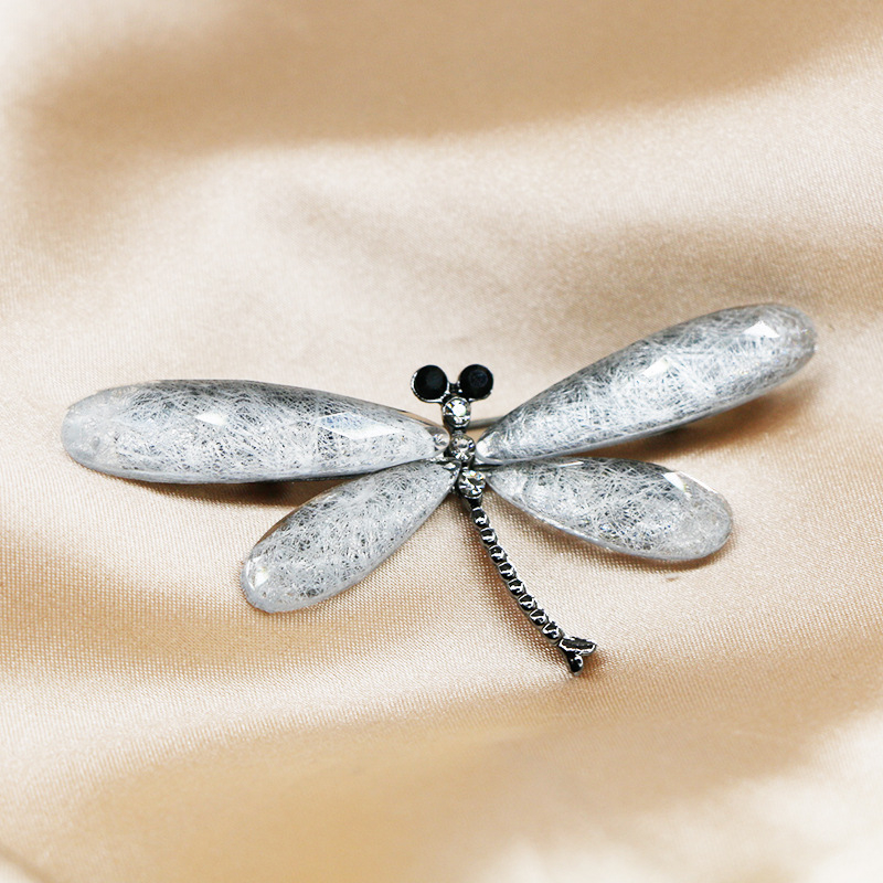 Dragonfly broš od legure, visoke kvalitete, unisex, elektropliranje, Divando brand, neovisno pakiranje, mogućnost prilagodbe