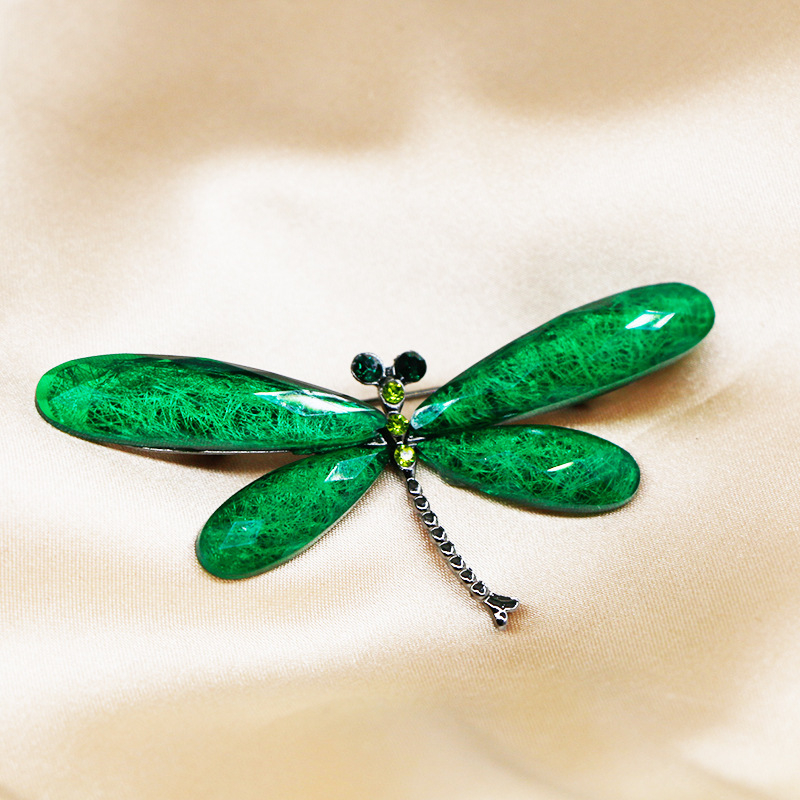 Dragonfly broš od legure, visoke kvalitete, unisex, elektropliranje, Divando brand, neovisno pakiranje, mogućnost prilagodbe