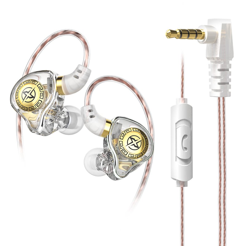Will Sound X7 vadu in-ear austiņas ar mikrofonu, 3,5 mm L-formas kontakts, 16 Ω, 20 Hz–20 kHz