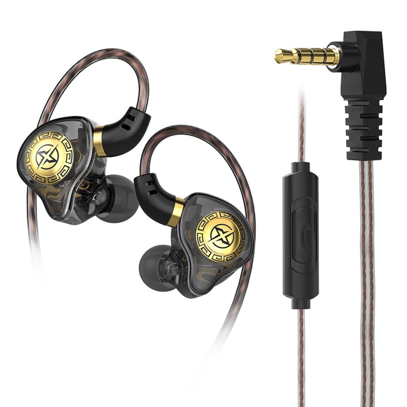 Will Sound X7 vadu in-ear austiņas ar mikrofonu, 3,5 mm L-formas kontakts, 16 Ω, 20 Hz–20 kHz
