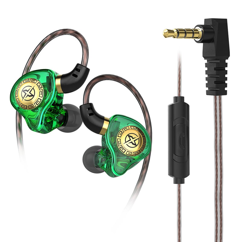 Will Sound X7 vadu in-ear austiņas ar mikrofonu, 3,5 mm L-formas kontakts, 16 Ω, 20 Hz–20 kHz