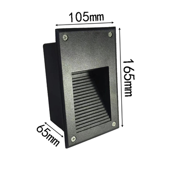 LED ъглова лампа със сензор за външни стъпала, вградена стъпкова светлина, корпус за подножка – TT-061, Tiantai Lighting, Материал: die-cast алуминий, Дебелина: 2 мм