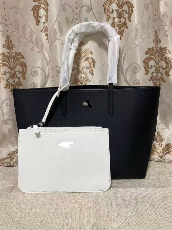 Torba Tote, gradski minimalistički stil; Materijal: kompozitna goveđa koža; Oblik: horizontalno kvadratni; Unutarnja pretinac za dokumente; Podstava: visokokvalitetna tkanina.