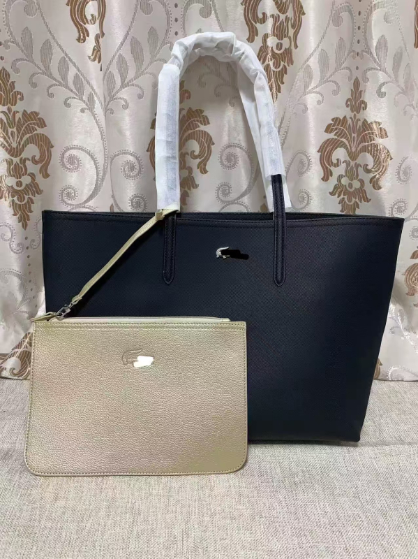 Torba Tote, gradski minimalistički stil; Materijal: kompozitna goveđa koža; Oblik: horizontalno kvadratni; Unutarnja pretinac za dokumente; Podstava: visokokvalitetna tkanina.